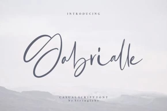 Gabrialle Font by StringLabs — Script Handwritten Font