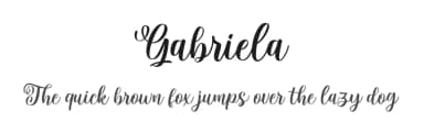 Gabriela by Madatype Studio — Script Handwritten Font — thumbnail 1
