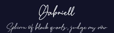 Gabriell by Aqeel_Art — Script Handwritten Font — thumbnail 2