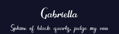 Gabriella by Letterafa Studio — Script Handwritten Font — thumbnail 2