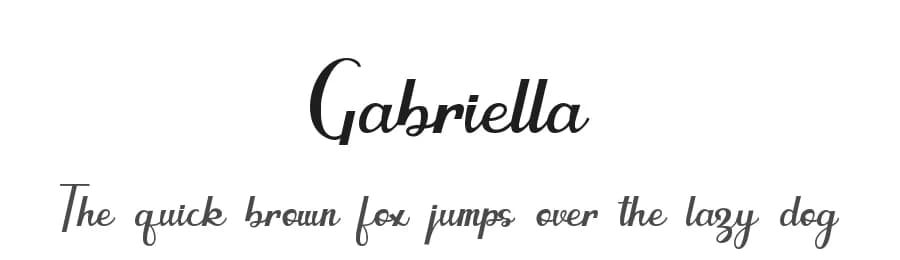 Gabriella by Letterafa Studio — Script Handwritten Font