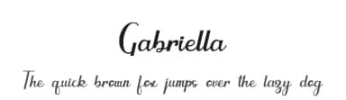 Gabriella by Letterafa Studio — Script Handwritten Font — thumbnail 1
