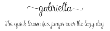 Gabriella by Ator Type — Script Handwritten Font — thumbnail 1
