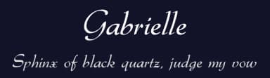 Gabrielle by Dieter Steffmann — Script Handwritten Font — thumbnail 2