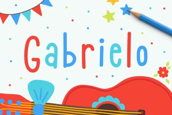 Gabrielo Font by typefairy — Script Handwritten Font — preview 1