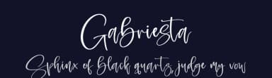 Gabriesta by Letterena Studios — Script Handwritten Font — thumbnail 2