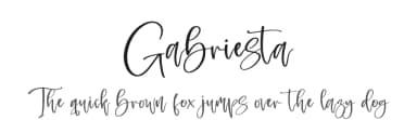 Gabriesta by Letterena Studios — Script Handwritten Font — thumbnail 1