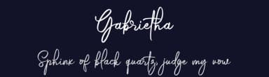 Gabrietha by Figuree Studio — Script Handwritten Font — thumbnail 2