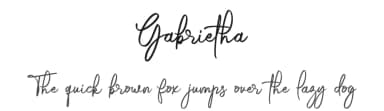 Gabrietha by Figuree Studio — Script Handwritten Font — thumbnail 1