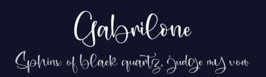 Gabrilone by Perspectype Studio - Letterena.com — Script Handwritten Font — thumbnail 2