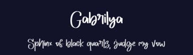 Gabrilya by Letterafa Studio — Script Handwritten Font — thumbnail 2