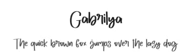 Gabrilya by Letterafa Studio — Script Handwritten Font — thumbnail 1