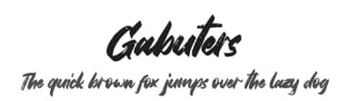 Gabuters by Letterena Studios — Script Handwritten Font — thumbnail 1