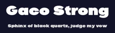 Gaco Strong by Studio Typo — Sans Serif Font — thumbnail 2
