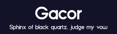 Gacor by Din Studio — Sans Serif Font — thumbnail 2