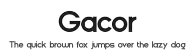 Gacor by Din Studio — Sans Serif Font — thumbnail 1