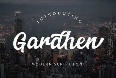 Gadhen Script Font by Authentic Studio — Script Handwritten Font — thumbnail 1