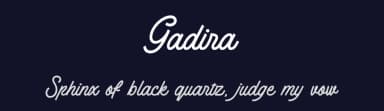 Gadira by Letterhend Studio — Script Handwritten Font — thumbnail 2