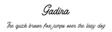 Gadira by Letterhend Studio — Script Handwritten Font — thumbnail 1