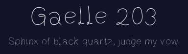 Gaelle 203 by Gaelleing — Script Handwritten Font — thumbnail 2