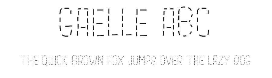 Gaelle Abc by Gaelleing — Script Handwritten Font — preview 1