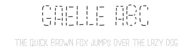 Gaelle Abc by Gaelleing — Script Handwritten Font — thumbnail 1