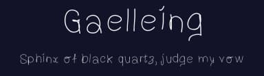 Gaelleing by Gaelleing — Script Handwritten Font — thumbnail 2