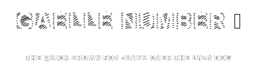 Gaelle Number 6 by Gaelleing — Script Handwritten Font