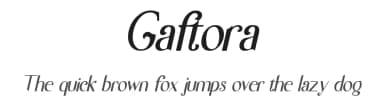 Gaftora by Mustofa Nur Sidiq — Sans Serif Font — thumbnail 1