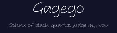 Gagego by Gagegostyle — Script Handwritten Font — thumbnail 2