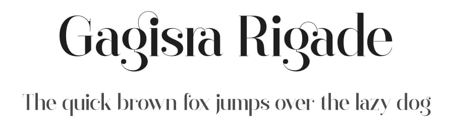 Gagisra Rigade by Storytype Studio — Serif Font