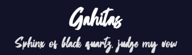 Gahitas by Skiiller Studio — Script Handwritten Font — thumbnail 2