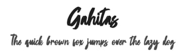 Gahitas by Skiiller Studio — Script Handwritten Font — thumbnail 1