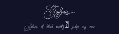 Gailenia by HandletterYean — Script Handwritten Font — thumbnail 2
