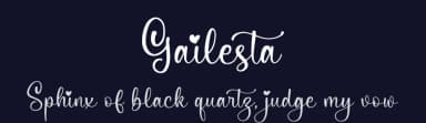 Gailesta by Perspectype Studio - Letterena.com — Script Handwritten Font — thumbnail 2