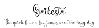 Gailesta by Perspectype Studio - Letterena.com — Script Handwritten Font — thumbnail 1