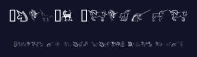 Gail's Unicorn by House of Lime — Dingbats Font — thumbnail 2