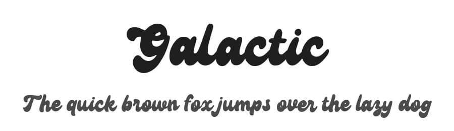 Galactic by Alpaprana Studio — Script Handwritten Font