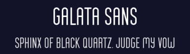 Galata Sans by Krafti Lab — Sans Serif Font — thumbnail 2