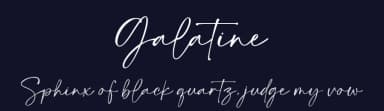 Galatine by Ramli Setiadi — Script Handwritten Font — thumbnail 2