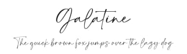 Galatine by Ramli Setiadi — Script Handwritten Font — thumbnail 1