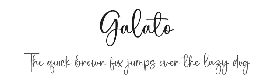 Galato by Ramli Setiadi — Script Handwritten Font