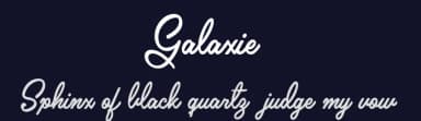 Galaxie by Billy Argel Fonts ® — Script Handwritten Font — thumbnail 2