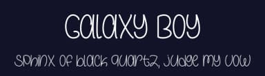Galaxy Boy by Misti's Fonts — Script Handwritten Font — thumbnail 2