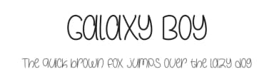 Galaxy Boy by Misti's Fonts — Script Handwritten Font — thumbnail 1
