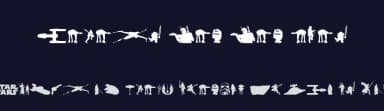 Galaxy Far Far Away by Iconian Fonts — Dingbats Font — thumbnail 2