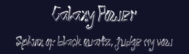 Galaxy Power by Yoga Letter — Script Handwritten Font — thumbnail 2