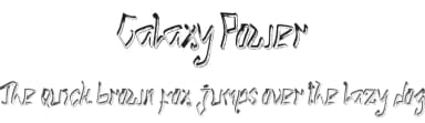 Galaxy Power by Yoga Letter — Script Handwritten Font — thumbnail 1