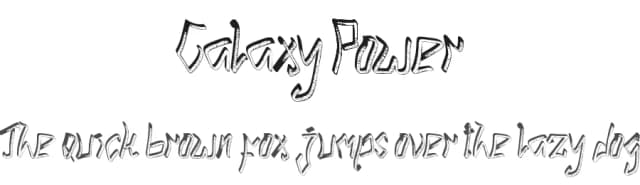 Galaxy Power by Yoga Letter — Script Handwritten Font