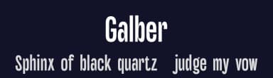 Galber by Craft Supply Co. — Sans Serif Font — thumbnail 2